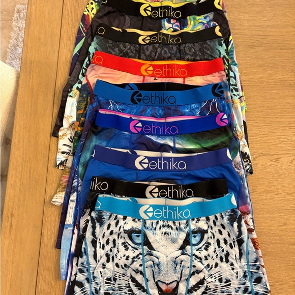 Ethika Men’s 9 pairs Boxer Briefs size medium - Picture 1 of 1